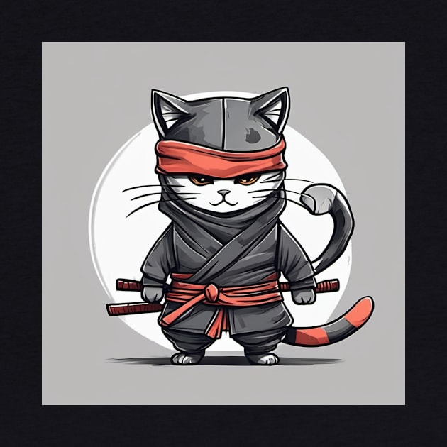 ninja kitten by OWLS store